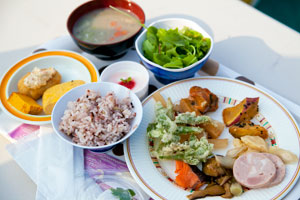 阿蘇料理維新の会朝食 写真