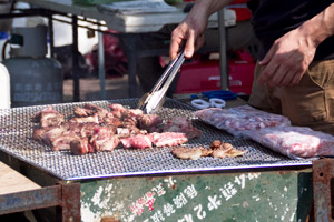 焼き焼きブース 写真