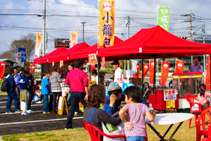 飲食ブース 写真